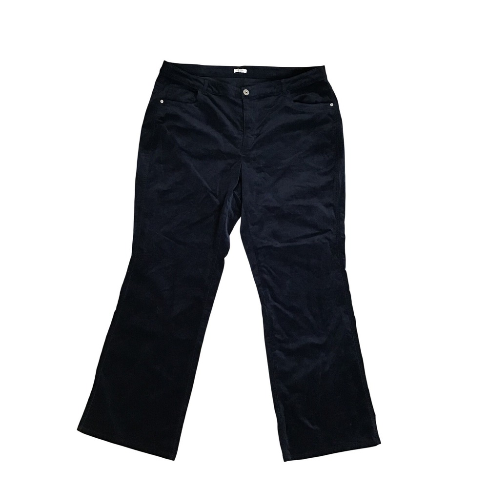 J. Jill Women's Navy Blue High Rise Corduroy Bootcut Jeans Size 22 NWOT - Picture 5 of 8